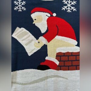 Tipsy Elves Santa on the chimney Sweater